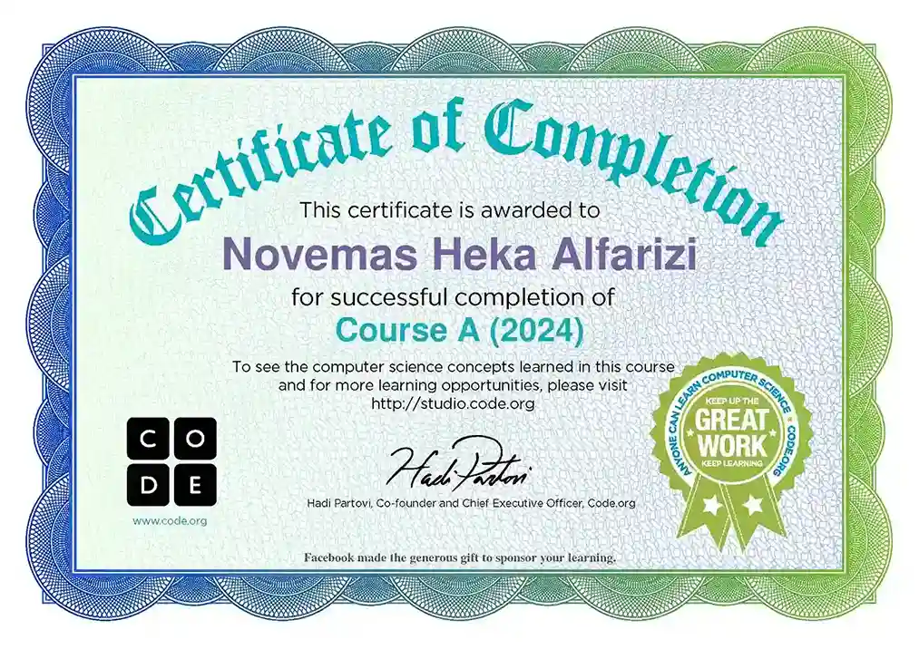 Coding Certificate 3